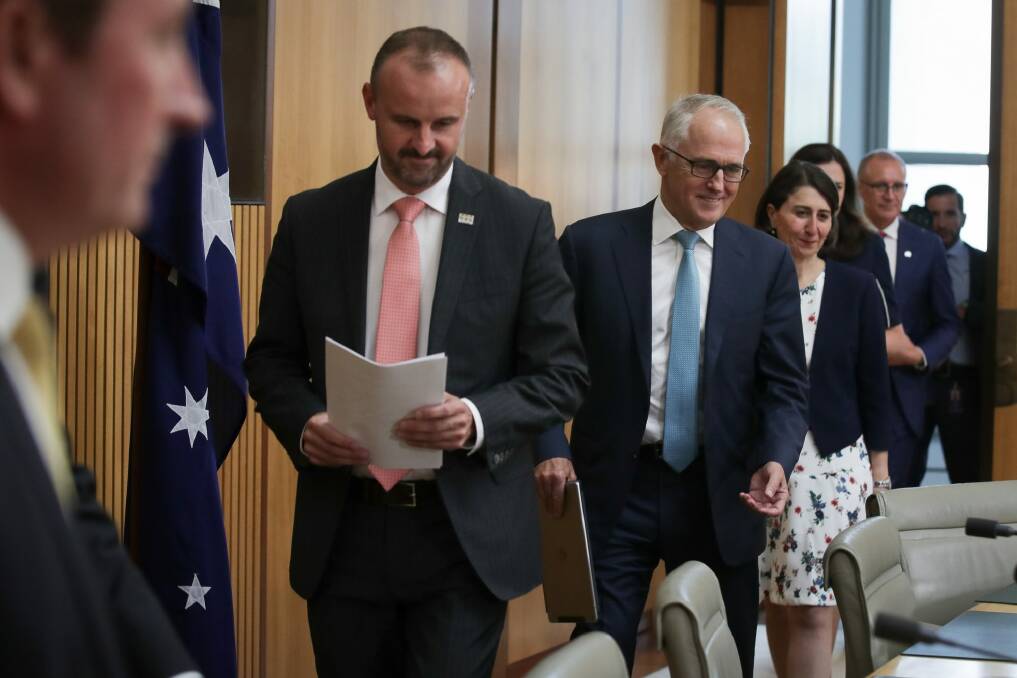 ACT Chief Minister Andrew Barr will join Prime Minister Malcolm Turnbull in the US. Photo: Alex Ellinghausen