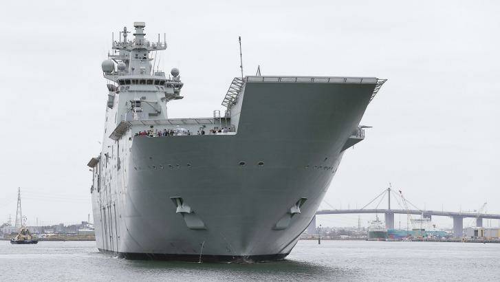 NUSHIP Canberra  will be redesignated HMAS Canberra at the commissioning ceremony.