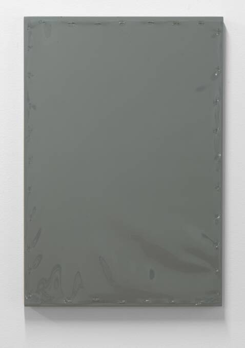 Ian Burn, <i>Grey Reflex</i>, 1966-67 in <i>Paintings amongst other things</i> at ANCA Gallery. Photo: Carl Warner