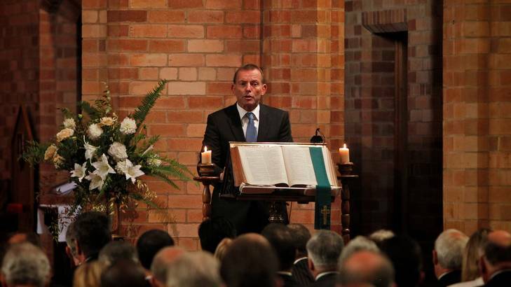 Tony Abbott remains firmly in the Catholic Church tradition. Photo: Andrew Meares