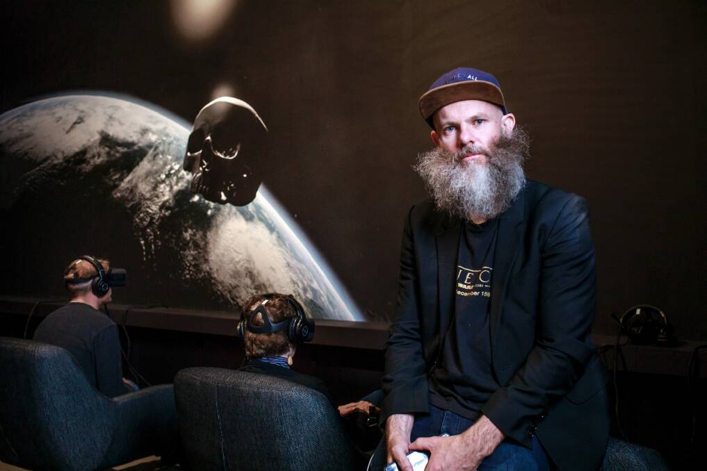 Shaun Gladwell is in Canberra as part of the Hyper Real exhibition at the National Gallery. Photo: Sitthixay Ditthavong