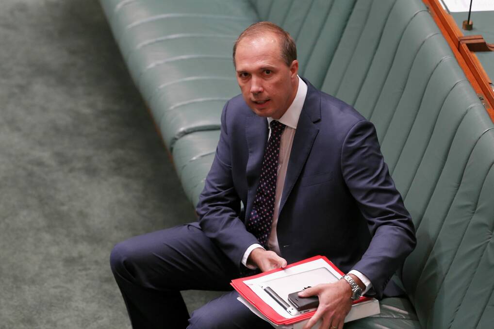 The Minister for Immigration, Peter Dutton, is being asked to allow Mei Tieng Lim and her daughter Emeline to stay in Australia. Photo:  Alex Ellinghausen 