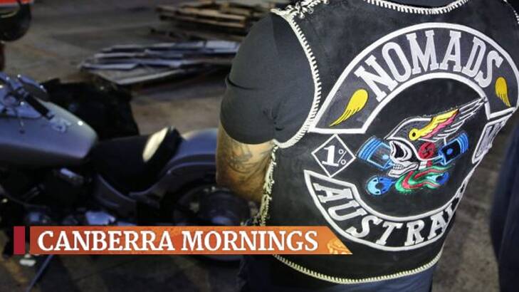 The Nomads bikies have recently emerged as a presence in the ACT, after southside Rebels defected.