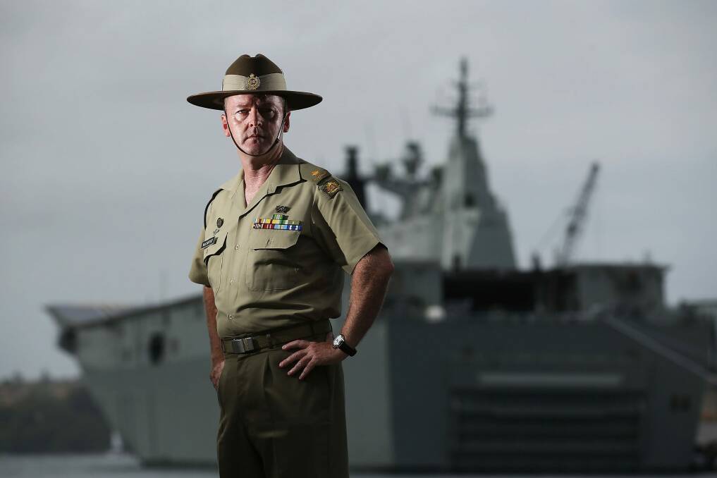 Major Stuart McCarthy is one of many current and former ADF personnel calling for a public inquiry into the drug mefloquine.   Photo: Brendon Thorne
