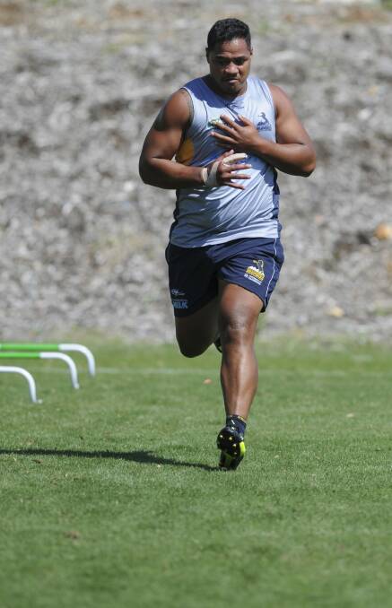 Big loss: Ita Vaea at training. He told teammates on Monday he was retiring from rugby. Photo: Graham Tidy