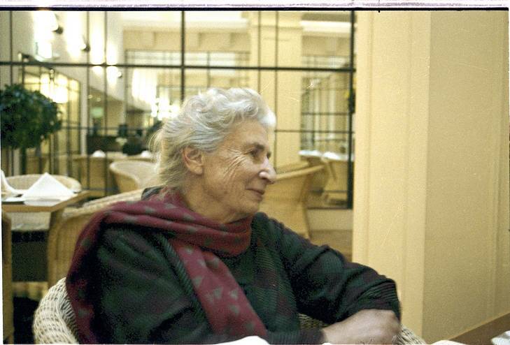 This photo was taken shortly before Dobson won The Age Book of the Year Award in 2001 for her book "Untold Lives and Later Poems". Photo: Jeffrey Smith