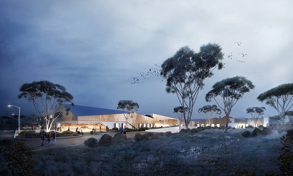 The hospital will be built on the corner of Aikman Drive and Ginninderra Drive. 