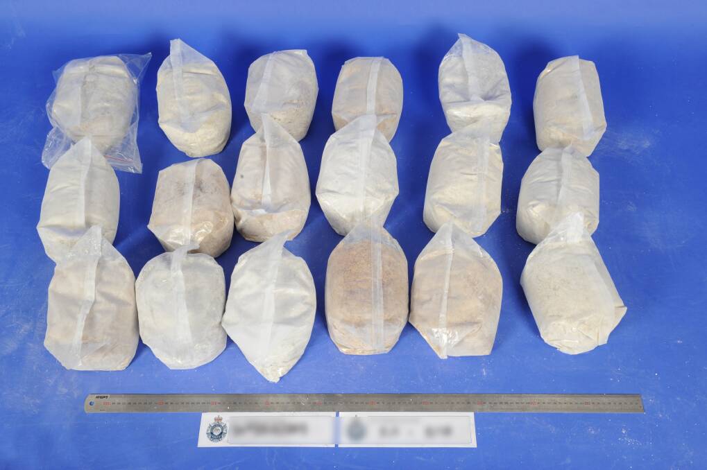 MDMA, weighing 356 kilograms, detected at a Sydney air cargo facility. Photo: Supplied