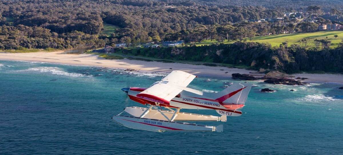 Clear waters: South Coast Seaplanes fly close to beach and detour often to give a closer view of special attractions.  Photo: South Coast Seaplanes