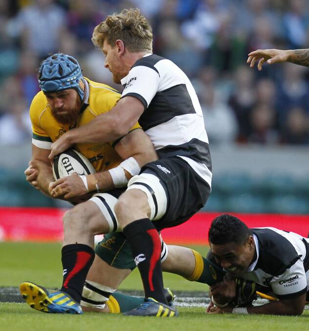 Workhorse: James Horwill was singled out for praise by new coach Michael Cheika. Photo: AFP