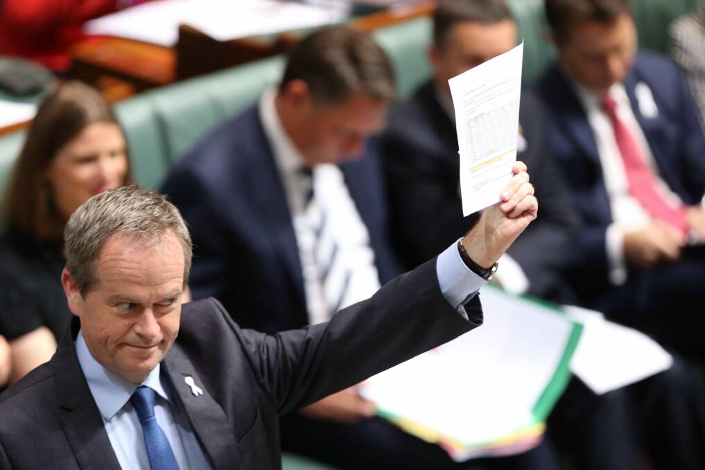 Opposition Leader Bill Shorten has attacked the Abbott government's cuts to the ABC budget but won't say by how much he would restore the funding if elected Prime Minister. Photo: Andrew Meares