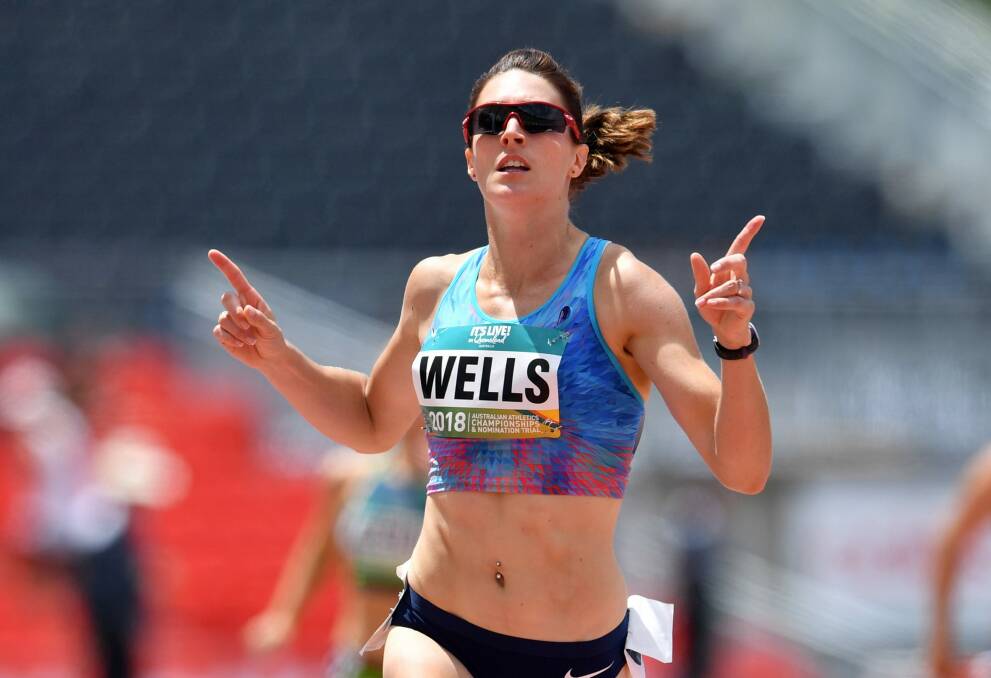 Lauren Wells won 400m hurdles gold.
