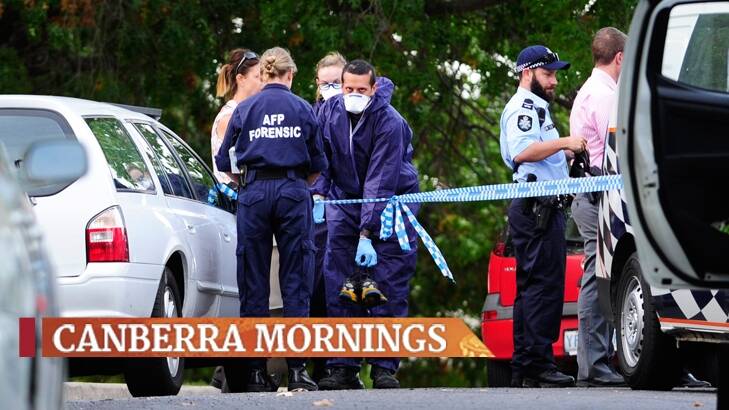 Police are investigating a suspicious death at the Stuart Flats in Griffith. Photo: Melissa Adams
