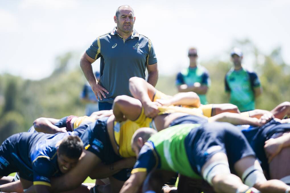 Mario Ledesma left the Wallabies last year to join with Argentina Jaguares. Photo: Rohan Thomson