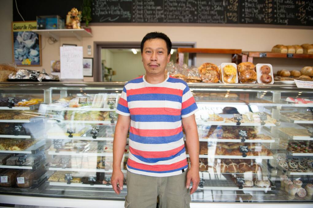  Quan Nguyen, who owns the Vina Bakehouse at Wanniassa,  says he can understand Supabarn owners wanting to offload some assets. Photo: Jay Cronan