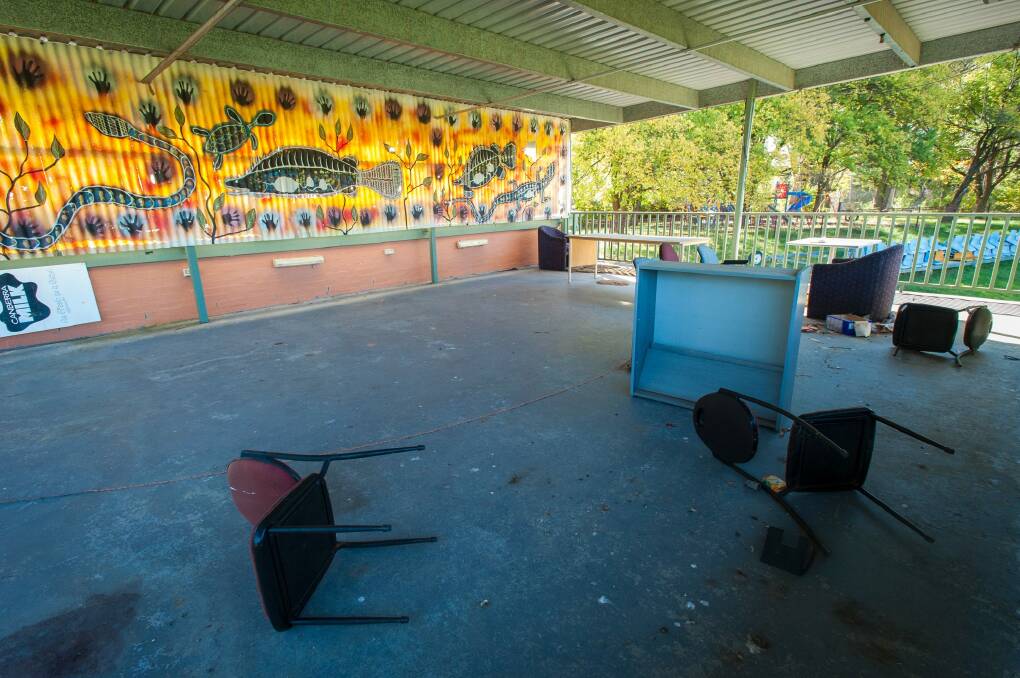 The dilapidated surroundings of Boomanulla Oval. Photo: Dion Georgopoulos