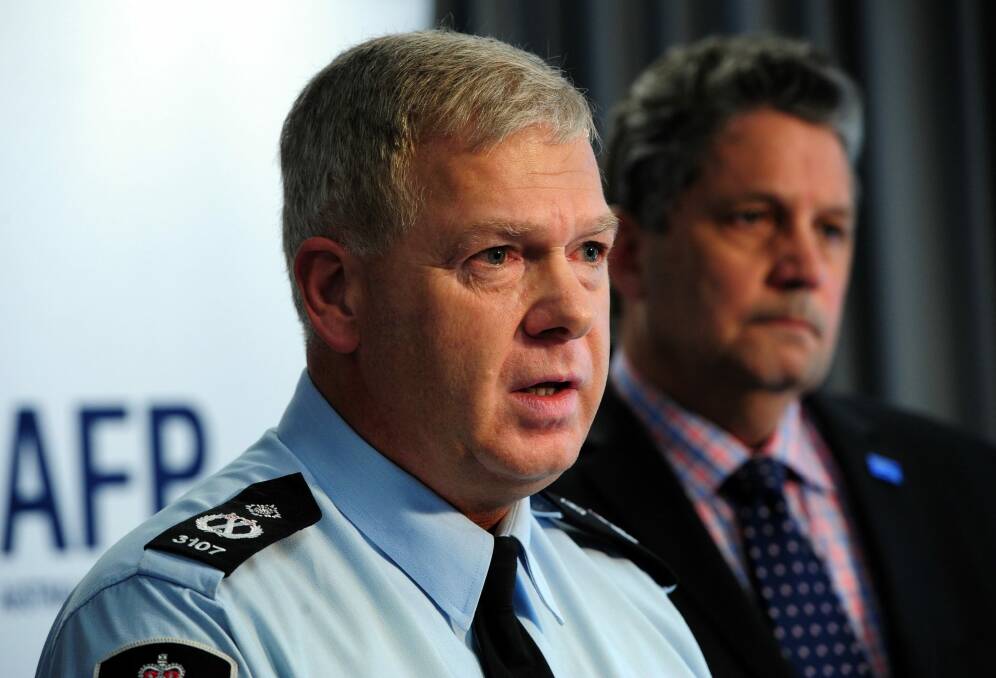 ACT chief police officer Rudi Lammers, left, has urged people to have fun but be safe over summer.  Photo: Graham Tidy