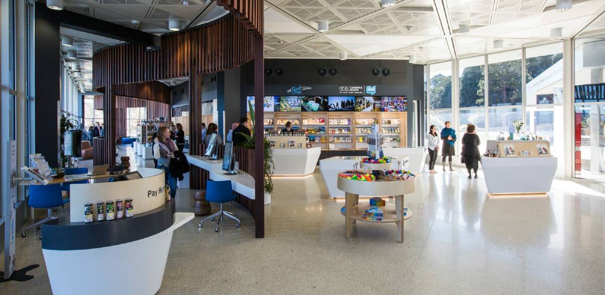 The new Canberra and Region Visitors Centre at Regatta Point. Photo: Lannon Harley/ ACT Government