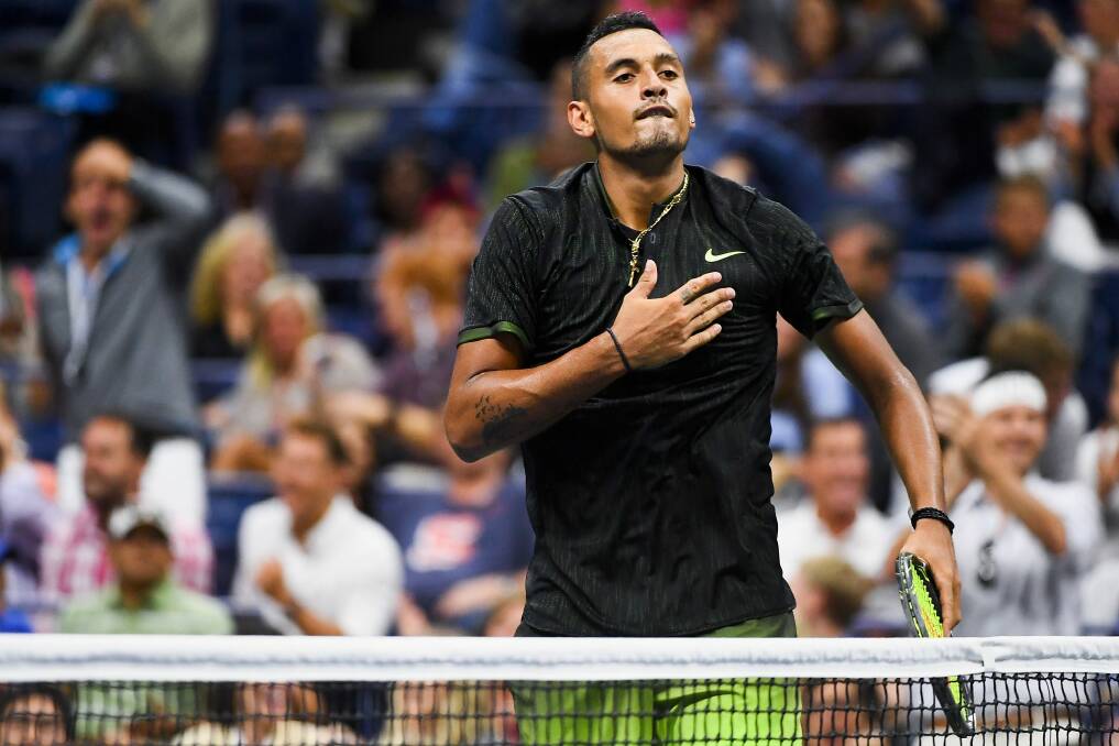 Nick Kyrgios has raised the profile of tennis in Canberra. Photo: Getty Images