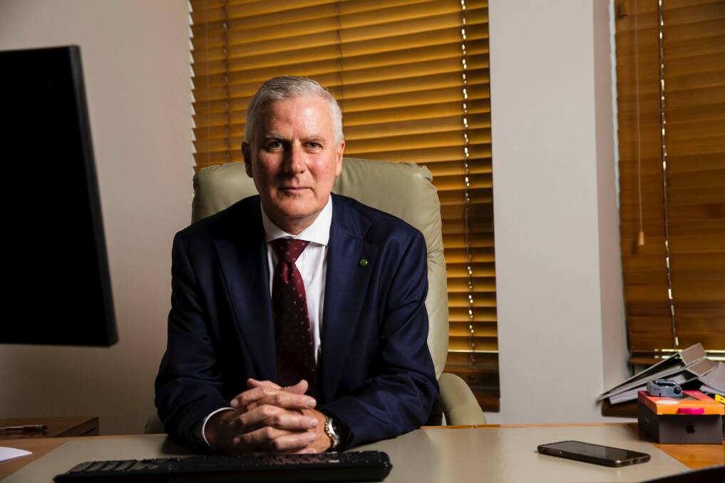 New Nationals Leader and Deputy Prime Minister Michael McCormack. Photo: Dominic Lorrimer
