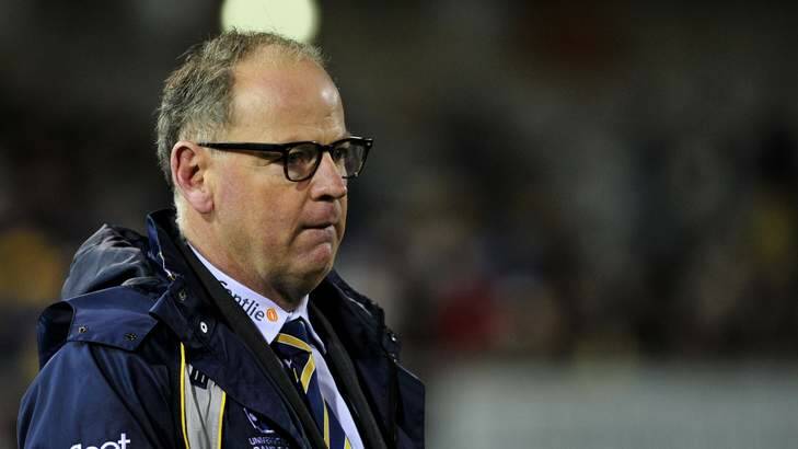 Gone: Jake White was shocked the Brumbies by quitting the club. Photo: Jay Cronan
