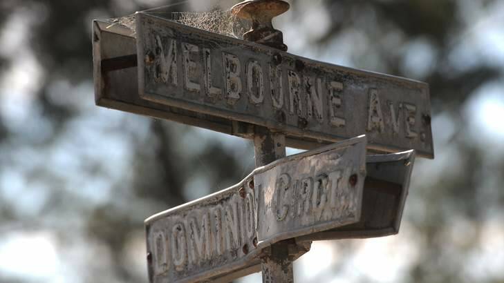 One of the many old street signs in the Forrest. Photo: Graham Tidy
