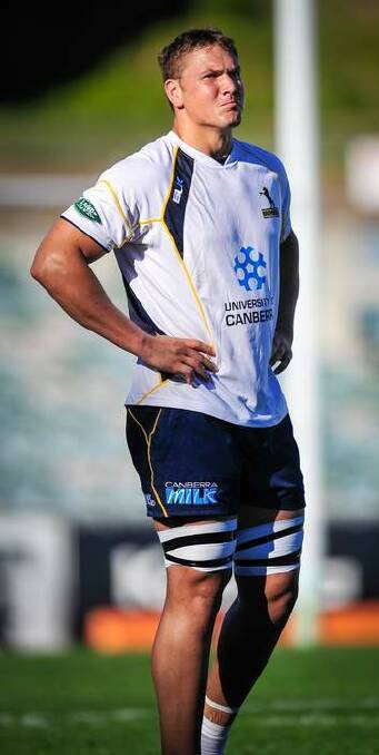 Etienne Oosthuizen will debut for the Brumbies. Photo: Katherine Griffiths