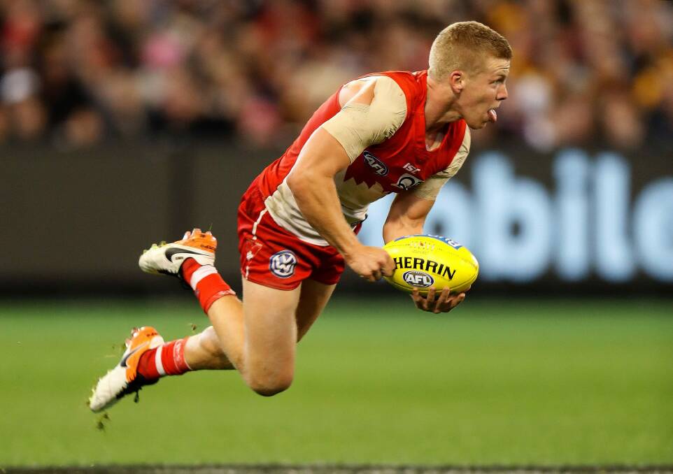 Back in action: Sydney's Dan Hannebery is expected to play in the trial match.