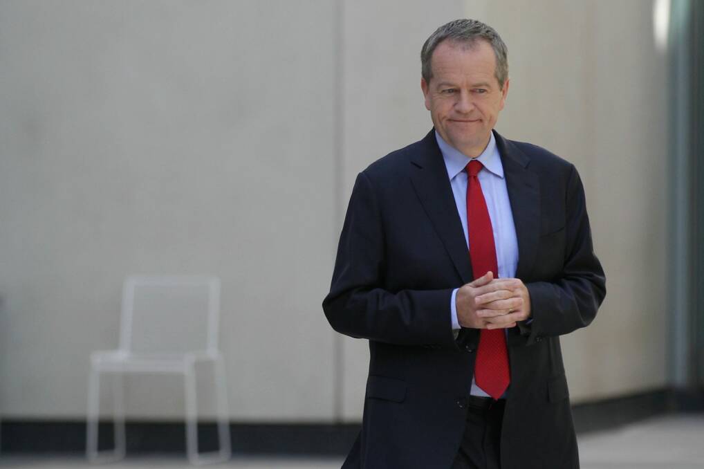 Opposition Leader Bill Shorten (pictured) and treasury spokesman Chris Bowen on Wednesday announced proposed changes to superannuation tax concessions designed to raise about $14 billion in revenue over a decade. Photo: Alex Ellinghausen