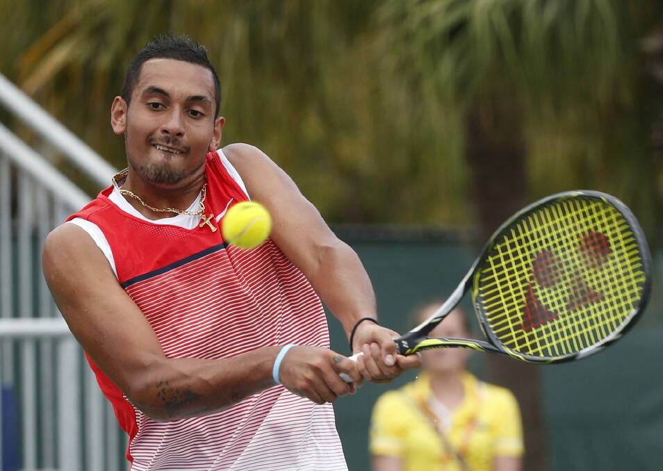 Nick Kyrgios can launch an assault on the French Open at the end of May. Photo: AP