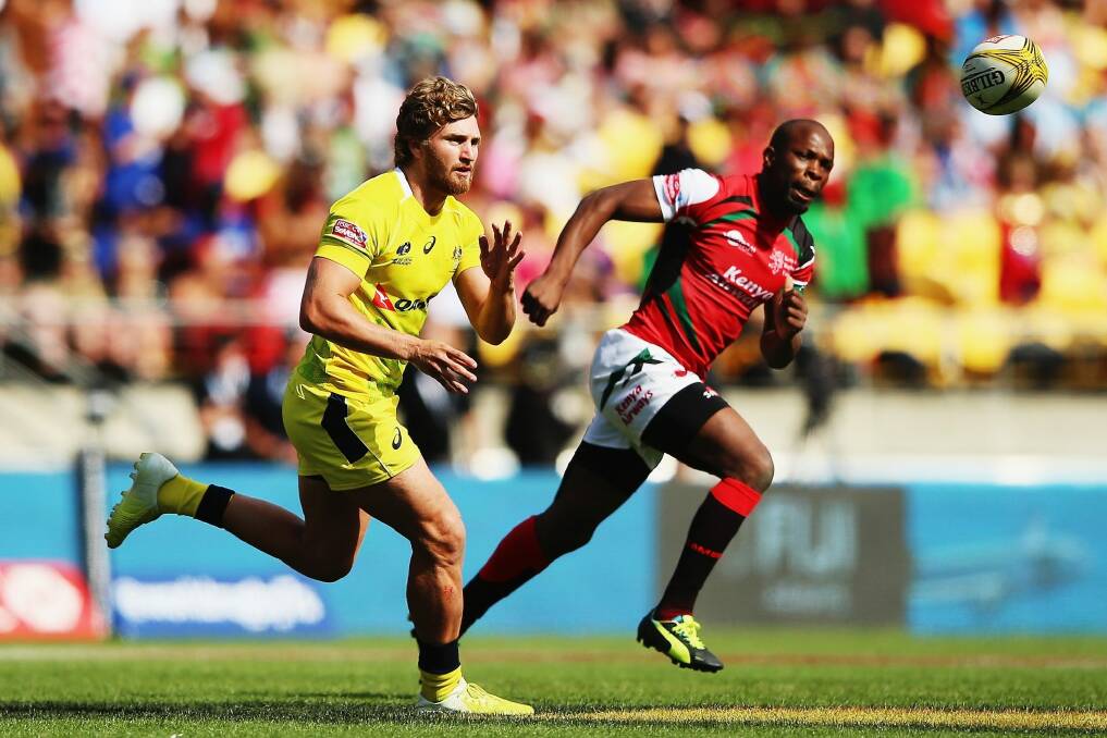 Lewis Holland says it takes time to learn the intricacies of sevens rugby. Photo: Hannah Peters