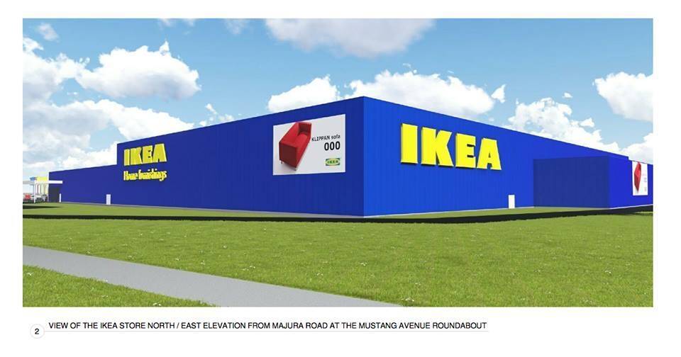 New pictures of the IKEA store to be built in Canberra. 