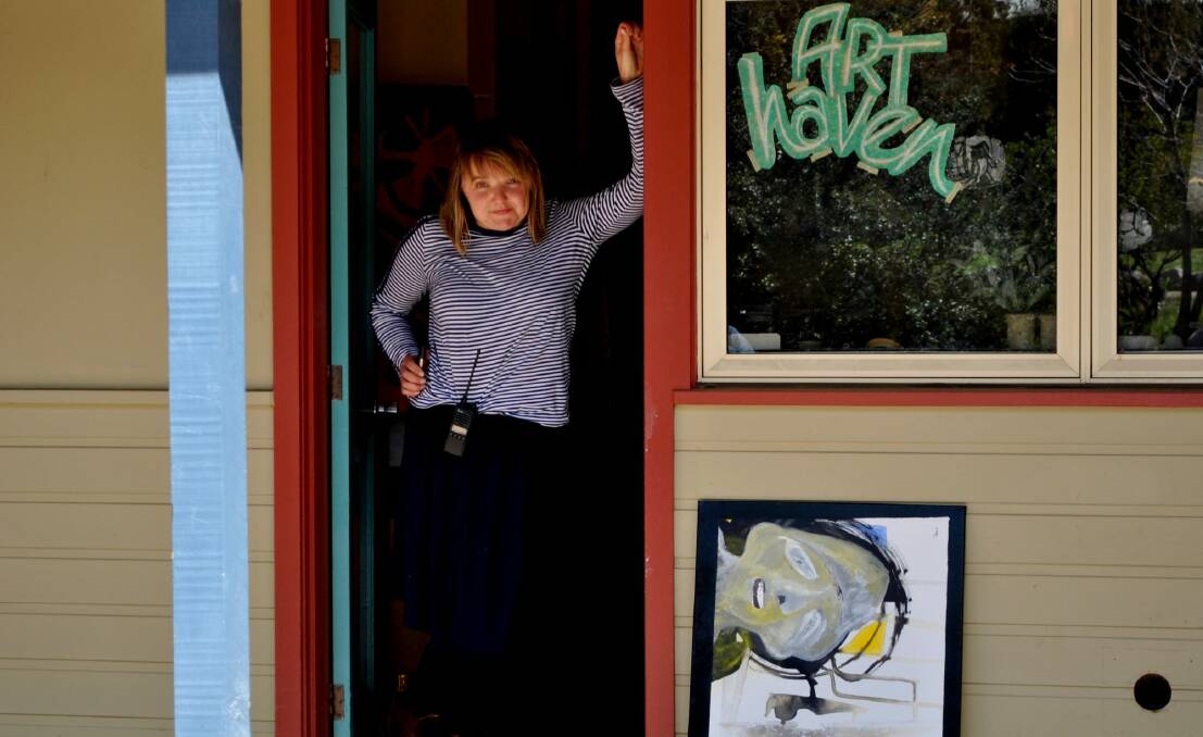 Tilly Davey, director of the Ainslie Village Art Haven, says it is a space for free expression and experimentation. Photo: supplied