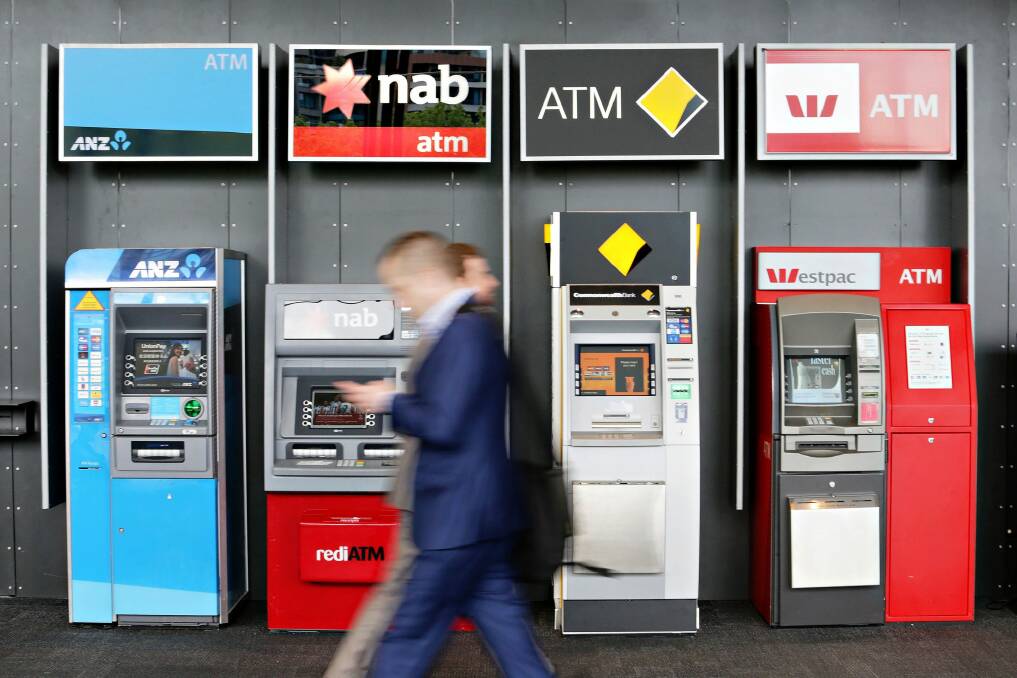 Australia's big banks are heavily reliant on wholesale funding because the amount of loans they have extended exceeds the value of deposits. Photo: Paul Rovere