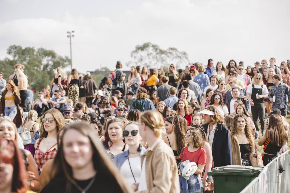 Almost 130 people used the pill testing service at Canberra's Groovin the Moo on Sunday.  Photo: Jamila Toderas