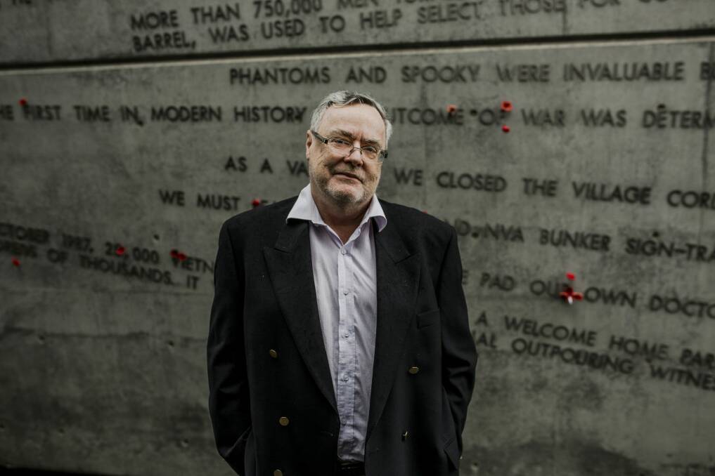 Military historian and author David Cameron has written a book about Long Tan, in the lead up to the 50th anniversary of the Vietnam War. Photo: Jamila Toderas