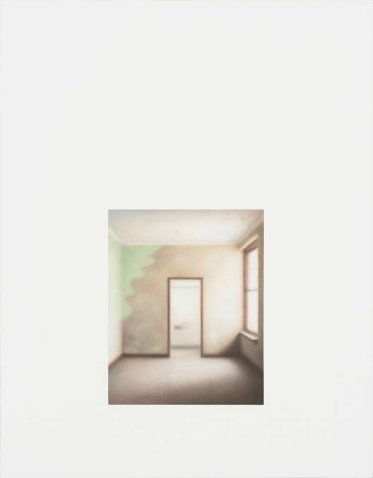 Kirrily Humphries's quietly meditative exhibition <i>Dross</I> includes <i>GNH Interior, XVII</I>, 2017. Photo: Brenton McGeachie