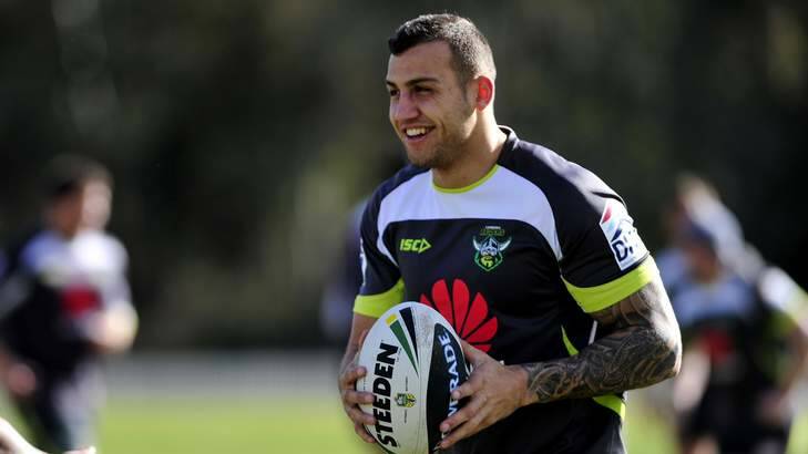 Blake Ferguson has been stood down by the Canberra Raiders for drinking alcohol while injured. Photo: Jay Cronan