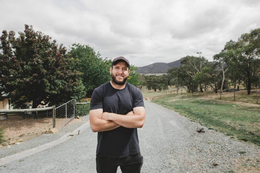 Brumbies player Ben Alexander has been one of the testers for the drone delivery service Project Wing.  Photo: Jamila Toderas