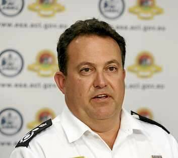 ACT Rural Fire Service chief officer Andrew Stark. Photo: Jeffrey Chan