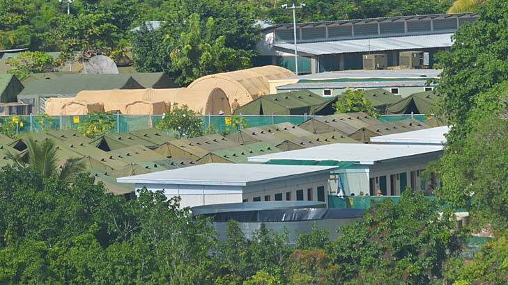Australia's offshore asylum seeker processing centre on Nauru. Photo: Joe Armao
