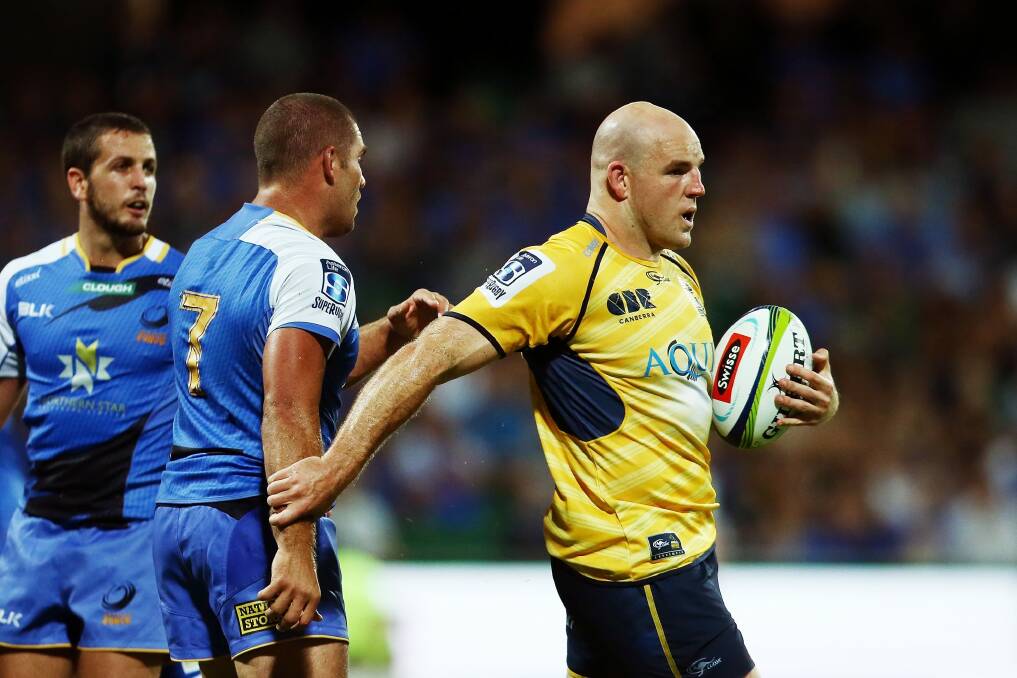The Brumbies beat the Western Force in a heated battle in Perth on Friday night. Photo: Morne de Klerk