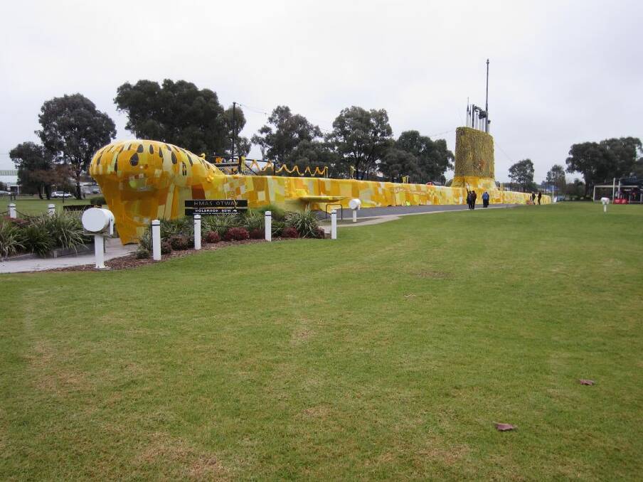 Transformation: Holbrook's Yellow Submarine. Photo: Supplied