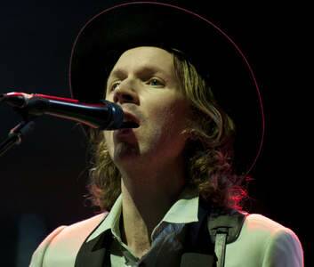 90s indie icon Beck, performing at the 2012 Harvest Festival. Photo: Harrison Saragossi
