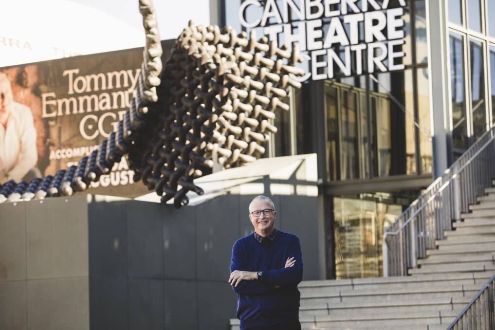 City Renewal Authority chief executive Malcolm Snow standing at Civic Square. Photo: Jamila Toderas