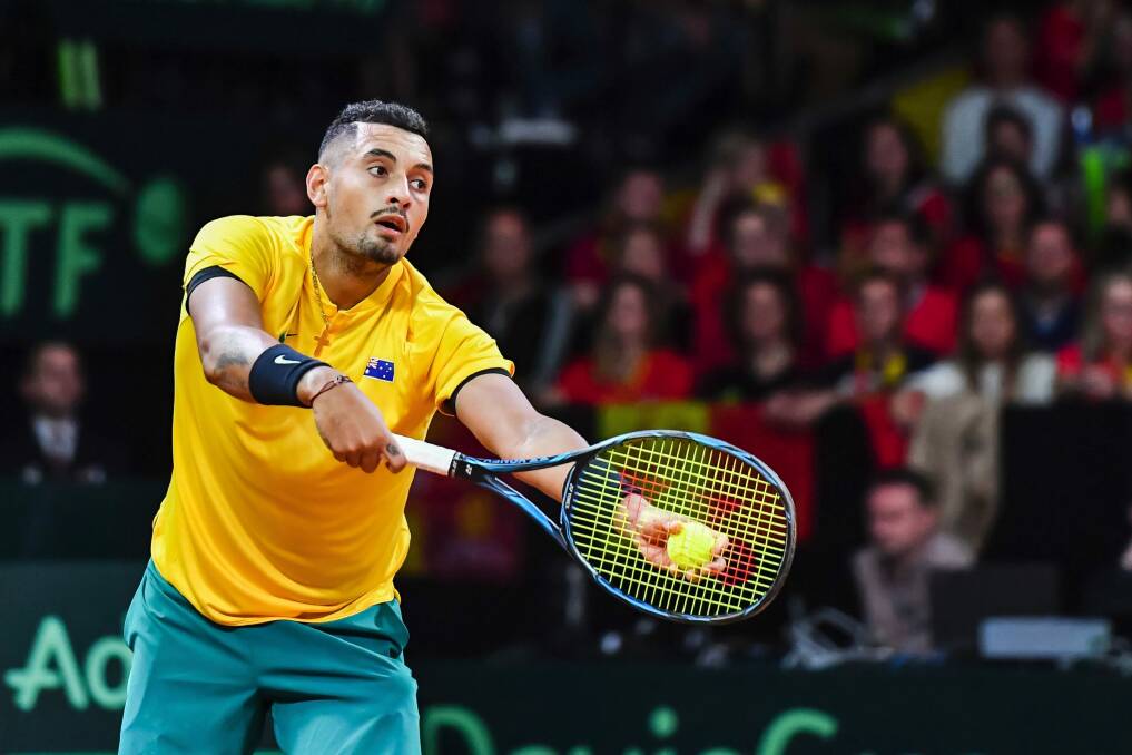 Australia's Nick Kyrgios could be set for a Davis Cup homecoming. Photo: AP