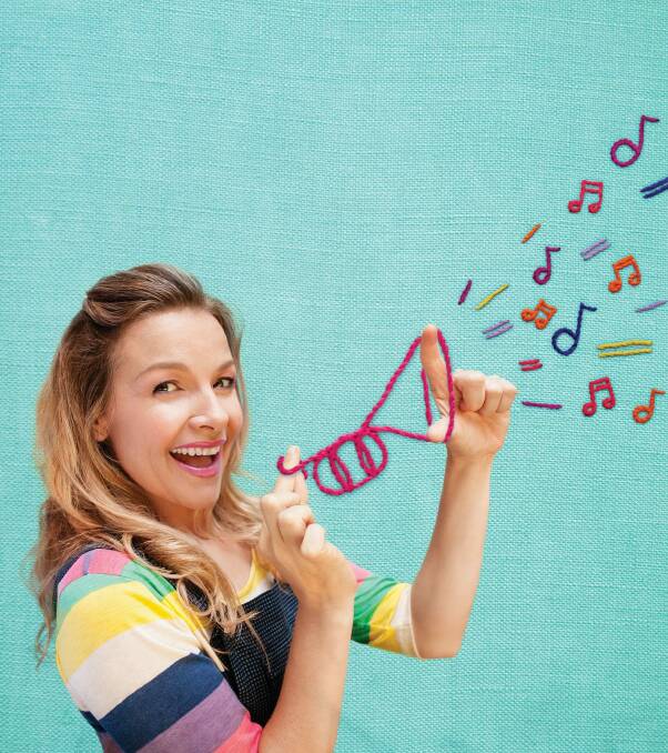 Imagination: Justine Clarke performs for young audiences at the Canberra Theatre. Photo: supplied