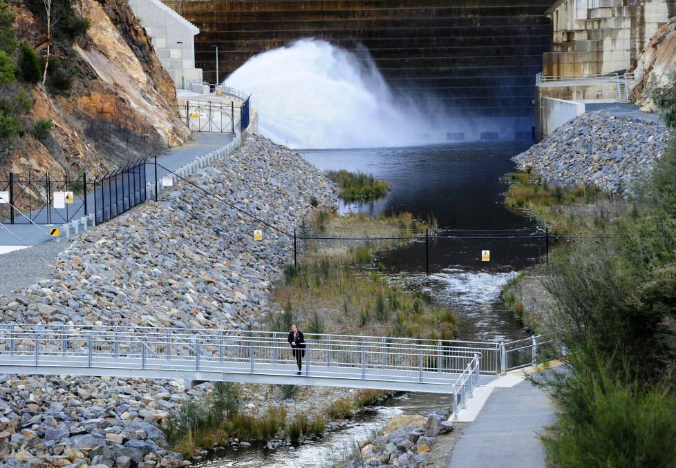 Cotter Dam is one of the huge assets managed by Icon Water. Photo: Melissa Adams