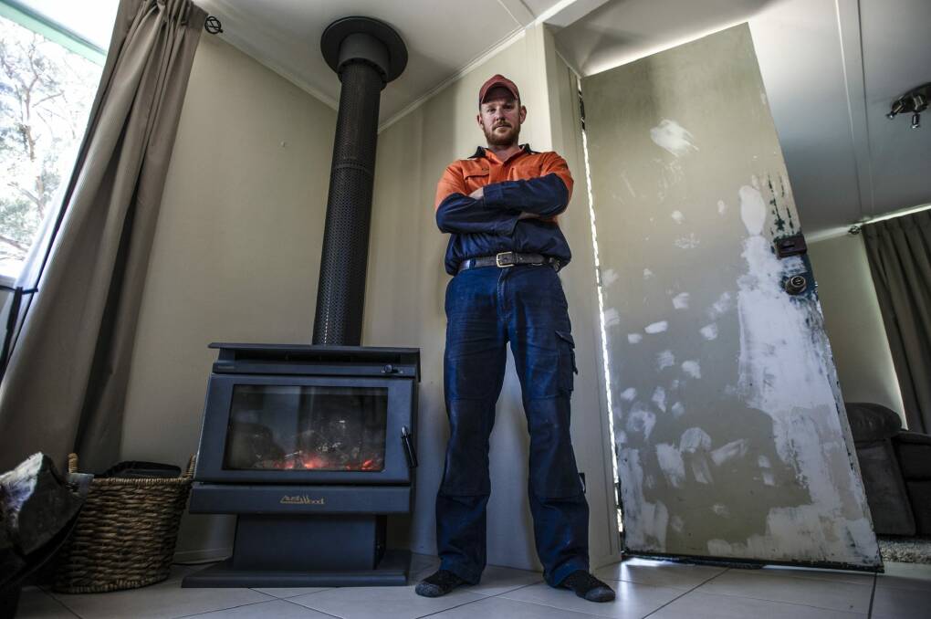 Jay Kelly, pictured inside his former home last year. Photo: Jamila Toderas