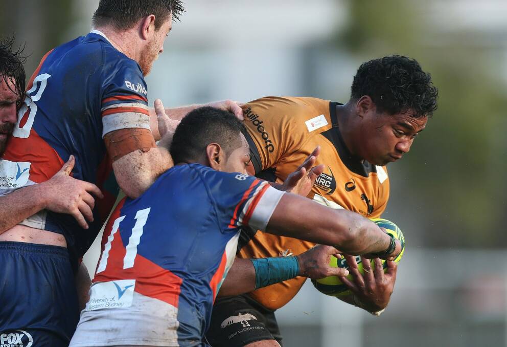 Ita Vaea during his comeback with the  Eagles in the National Rugby Championship this year. Photo: Getty Images